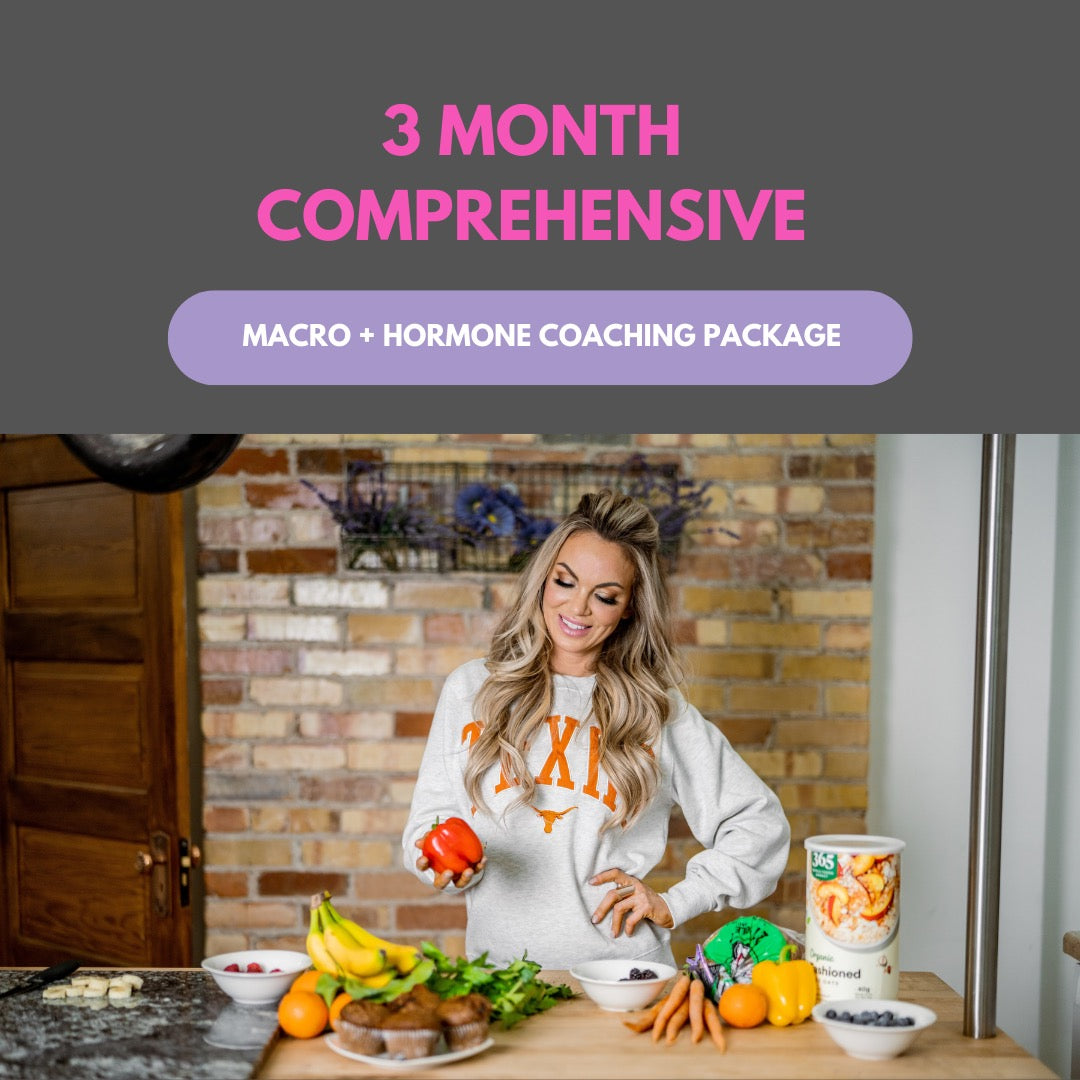 3 Month Comprehensive Macro + Hormone Coaching Package